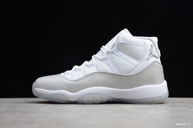 Metallic Jordan 11 AR0715-100 SilverVast Air Grey White WMNS 0416